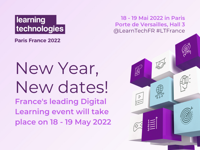 New dates for Learning Technologies France 2022